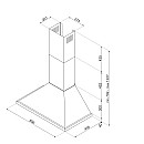 Smeg - KPF94MB - Mattsvart, Bredd 90 cm