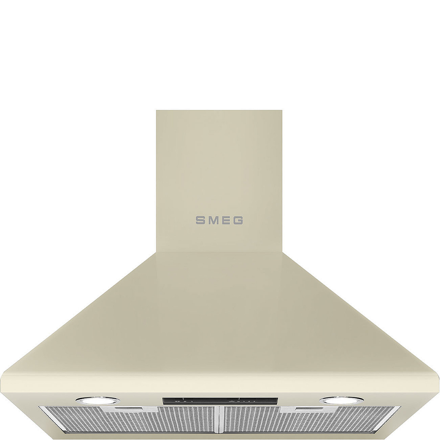Smeg vägghängd fläkt ksed65pe vit köksfläkt led belysning