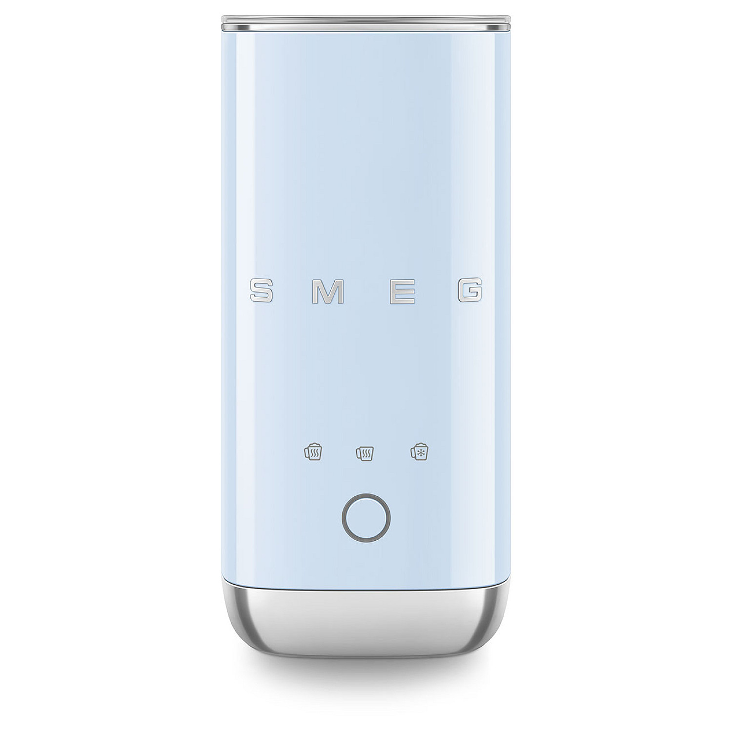 Smeg mjölkskummare mff02pbeu - pastellblå, 50's style