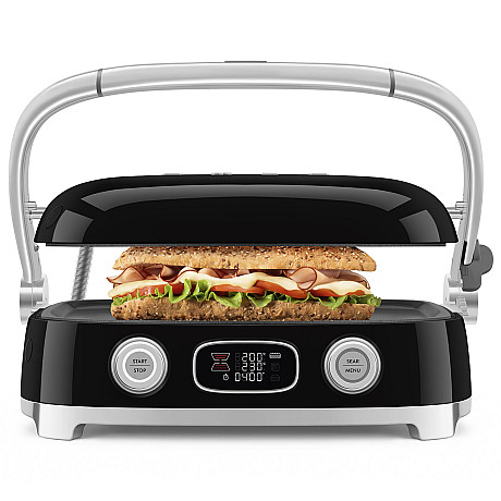 Smeg - MGF01BLEU - Bordsgrill. Svart