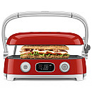 Smeg - MGF01RDEU - Bordsgrill. Röd