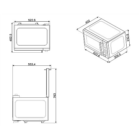 Smeg - MOE31X - Rostfri