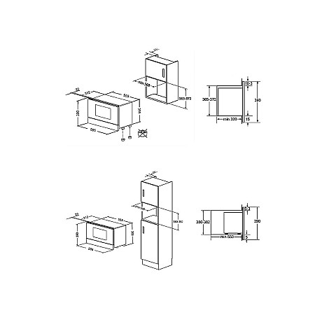 Smeg - SF6300TVX-MP322X1, ugn med varmluft + mikro