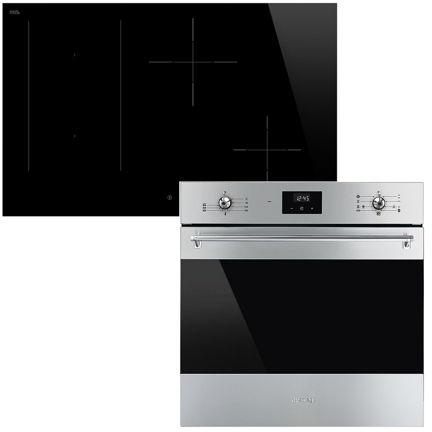 Smeg ugn och h&auml;ll sf6300tvx-sim3844d - &aring;ngreng&ouml;ringugn & h&auml;ll med bluetooth