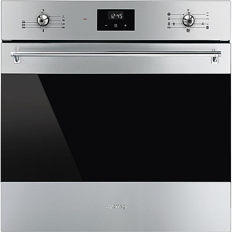 Smeg - SF6300TVX-SO4301M1X, ugn med varmluft + kompaktugn med mikro