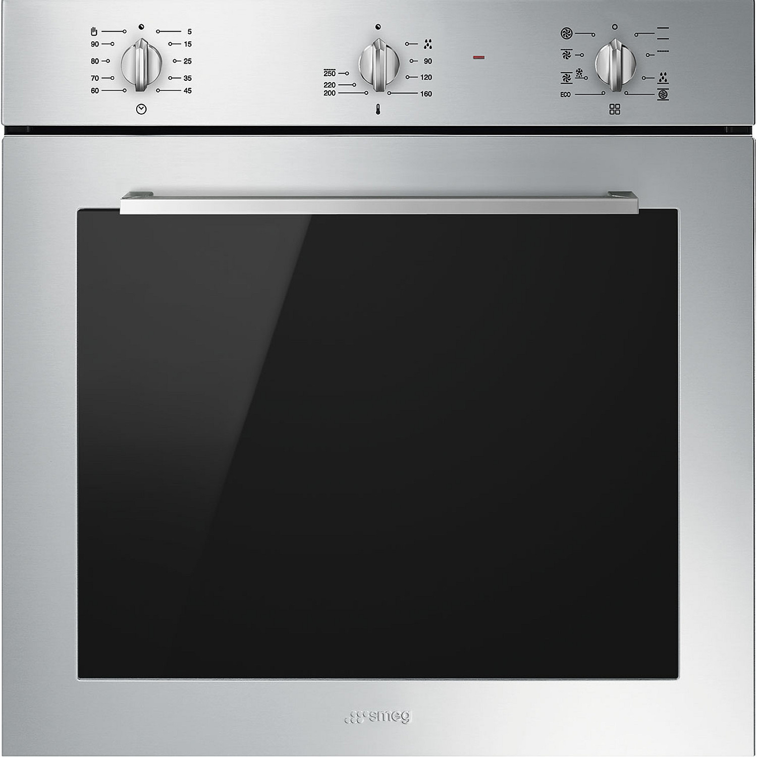 Smeg inbyggnadsugn sf64m3tvx - rostfri, termoventilerad