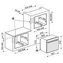 Smeg - SFP6301TNNO - Svart, Kapacitet 70 L, Pyrolytisk självrengöring