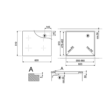 SMEG - SI1M4644D - Bluetooth & Jämn värmefördelning