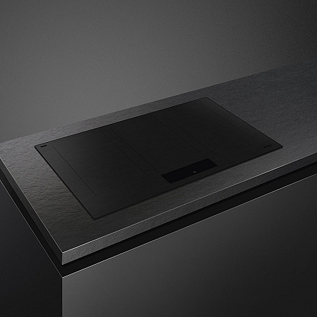 Smeg - SIM3864MB, stilren häll i mattsvart, 80 cm