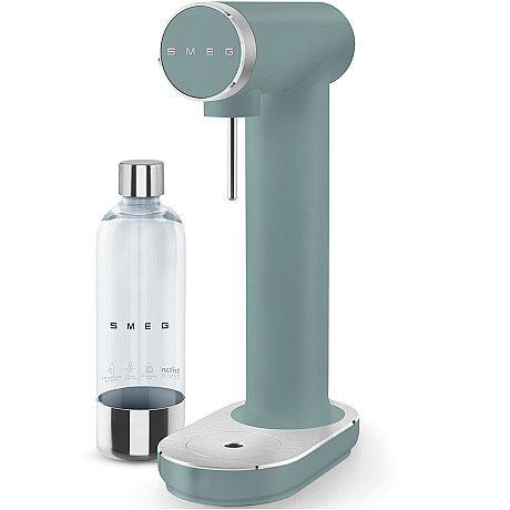 Smeg - SKC01EGM, stilren kolsyremaskin, Emerald Green, matt	