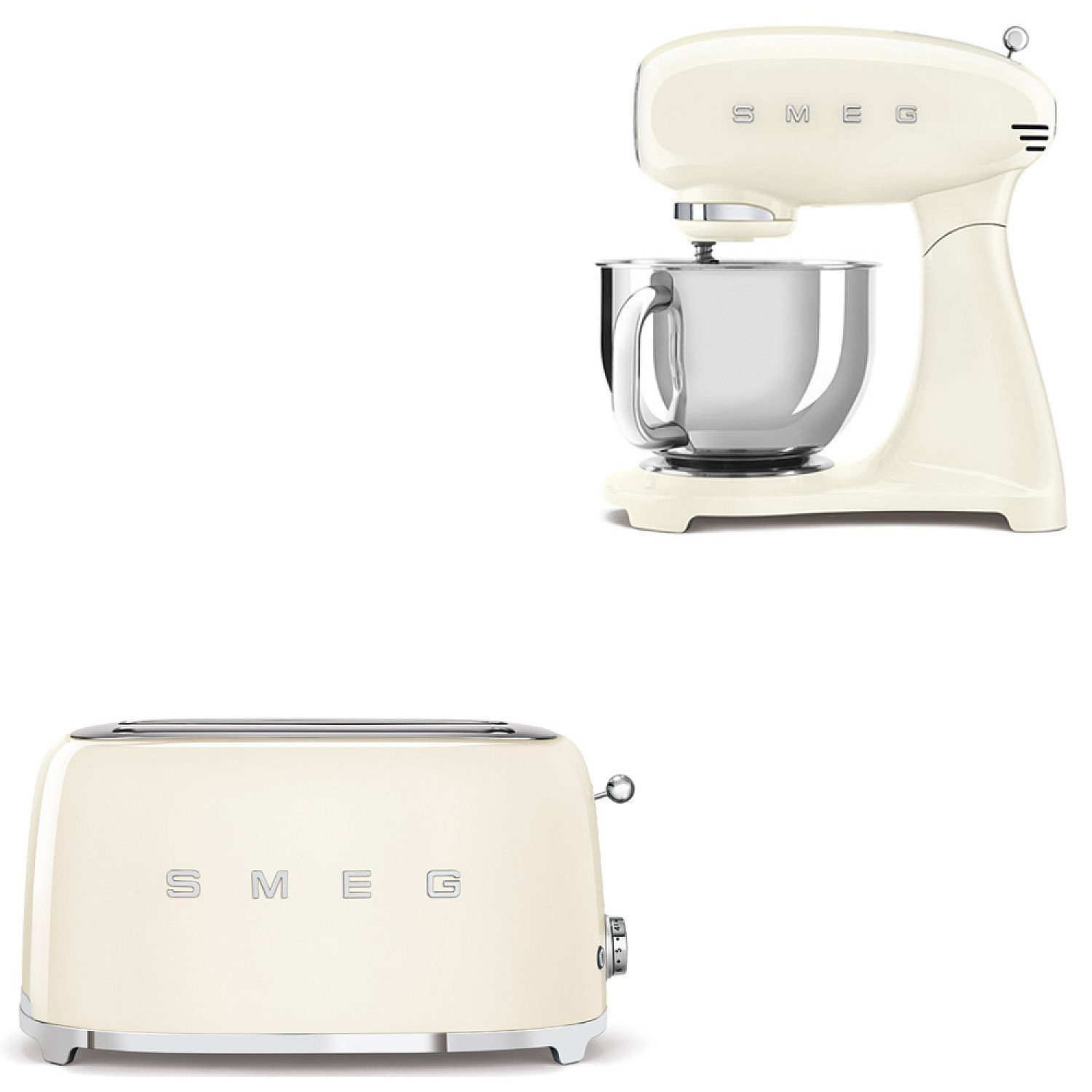 Smeg paket smf03creu-tsf02creu - creme