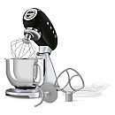 Smeg - SMF04BLEU - Svart, 50-talsdesign med 10 hastigheter