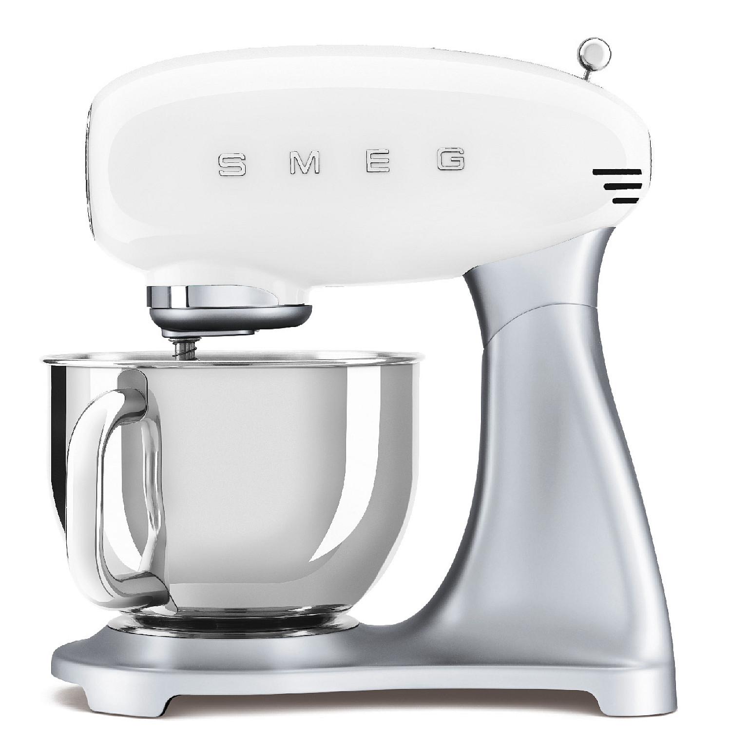 Smeg köksassistent smf04wheu - vit, 50-talsdesign med 10 hastigheter
