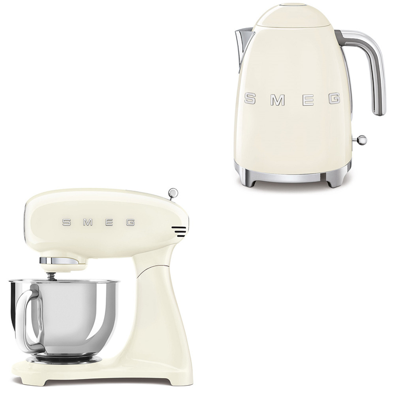 Smeg paket smf05creu-klf03creu - creme