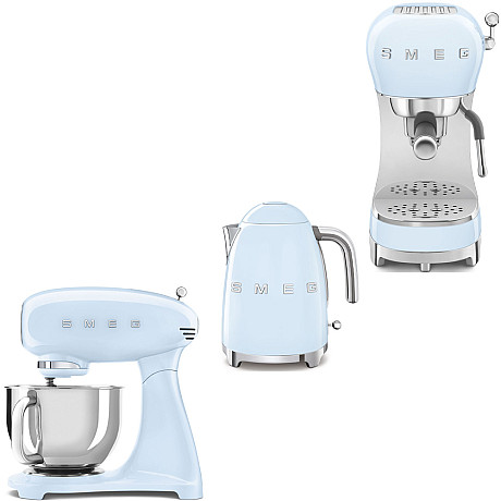 Smeg - SMF05PBEU-KLF03PBEU-ECF02PBEU - Pastellblå