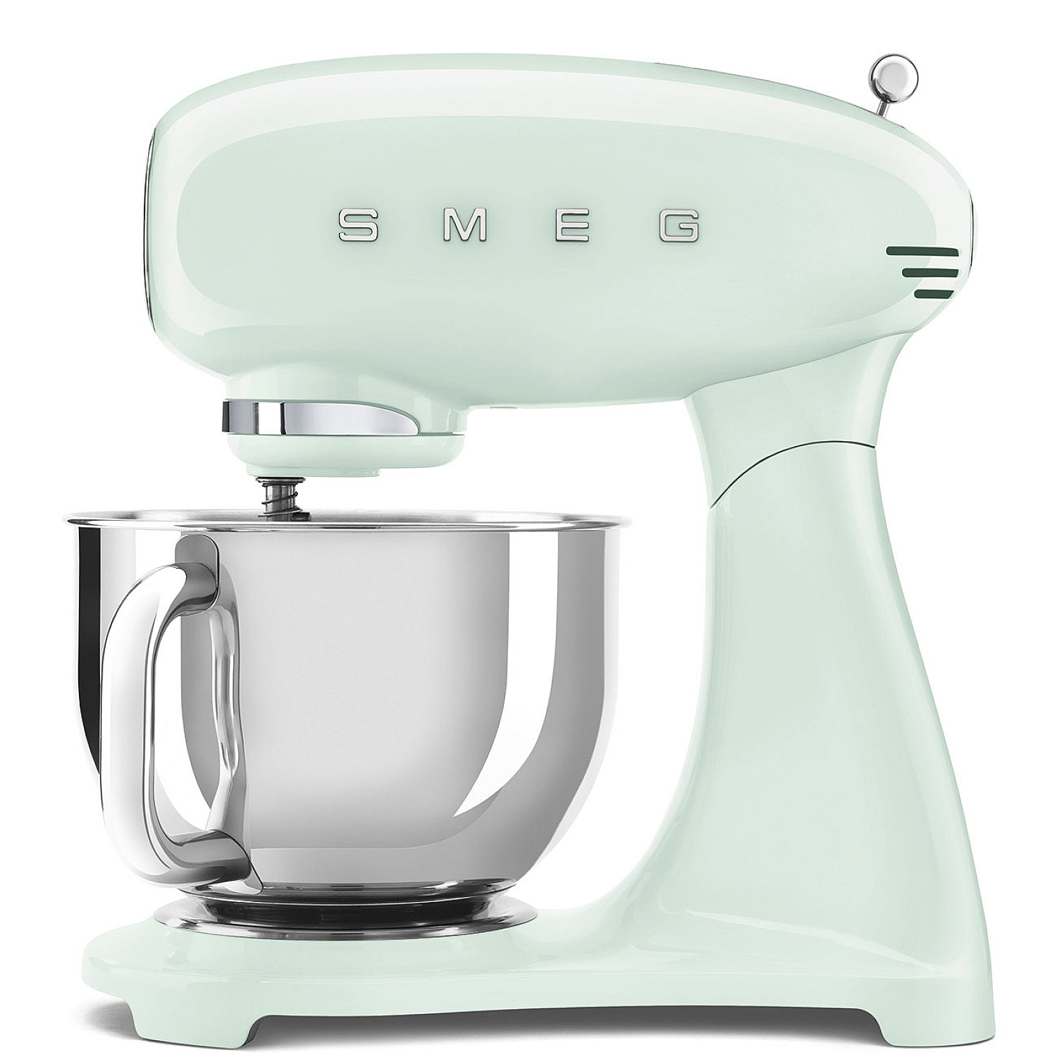 Smeg köksassistent smf05pgeu - pastelgrön, 50-talsdesign med 10 hastigheter & 5 års garanti