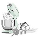 Smeg - SMF05PGEU - Pastelgrön, 50-talsdesign med 10 hastigheter