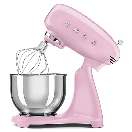 Smeg - SMF05PKEU - Rosa, 50-talsdesign med 10 hastigheter & 5 års garanti