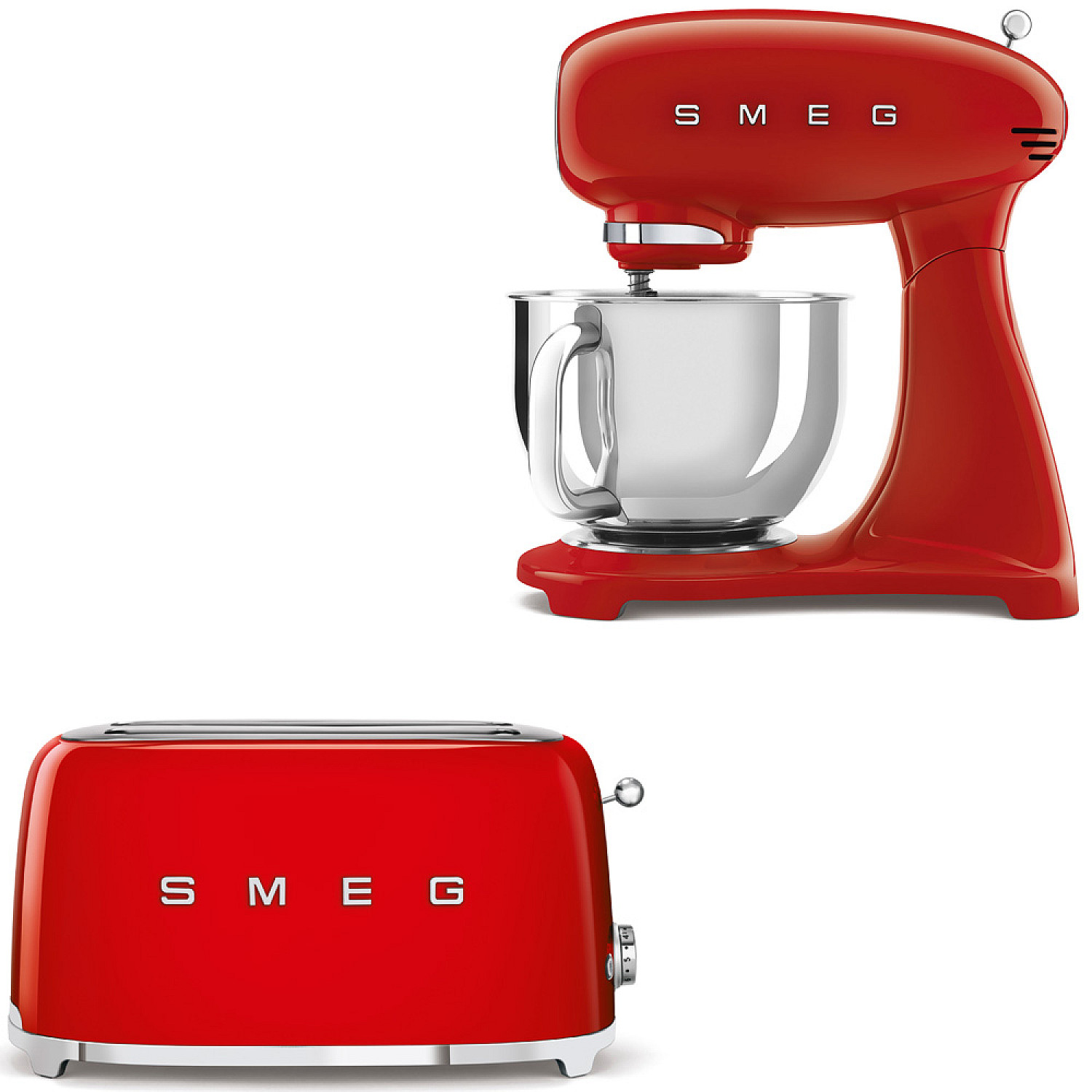 Smeg paket smf05rdeu-tsf02rdeu - r&ouml;d