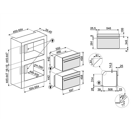 Smeg - SO4104M2PB3 - Svart