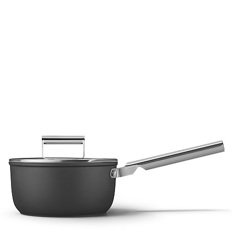 Smeg - Keramisk Kastrull 20 cm Non-Stick, Svart Smeg - Keramisk Kastrull 20 cm Non-Stick, Svart