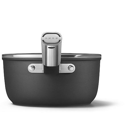 Smeg - Keramisk Kastrull 20 cm Non-Stick, Svart