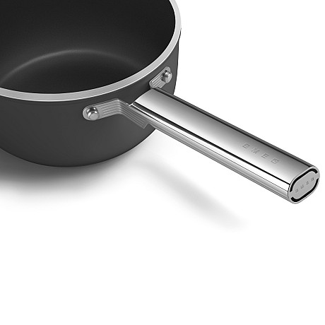 Smeg - Keramisk Kastrull 20 cm Non-Stick, Svart
