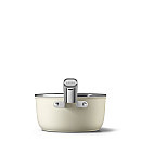 Smeg - Keramisk Kastrull 20 cm Non-Stick, Creme