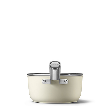 Smeg - Keramisk Kastrull 20 cm Non-Stick, Creme