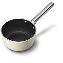 Smeg - Keramisk Kastrull 20 cm Non-Stick, Creme