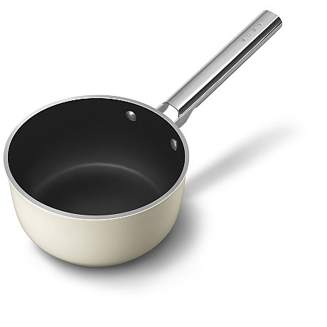 Smeg - Keramisk Kastrull 20 cm Non-Stick, Creme