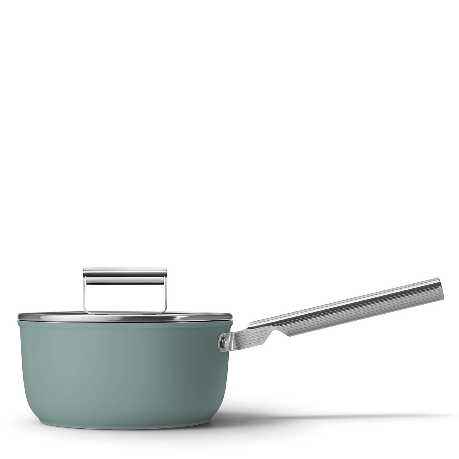 Smeg kokk&auml;rl keramisk kastrull 20 cm non-stick, emerald green