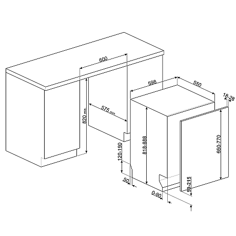 SMEG - STL253CL  Tyst, Snabb