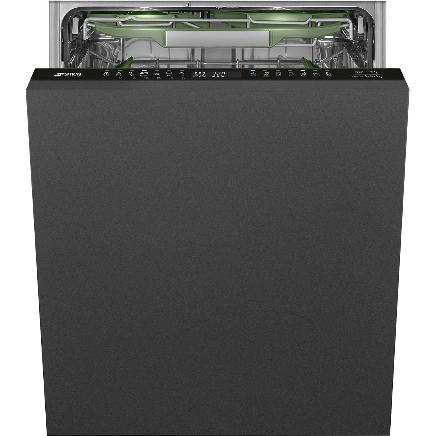 Smeg 60 cm bred diskmaskin stl7324aqllw -  activelight & plats för 14 kuvert