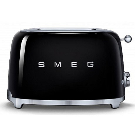 Smeg - Frukostpaket 3 delar - Svart med 50's Style