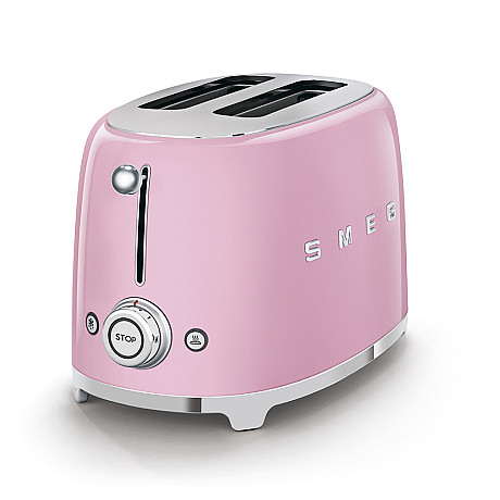 Smeg - Frukostset - Rosa med 50's Style