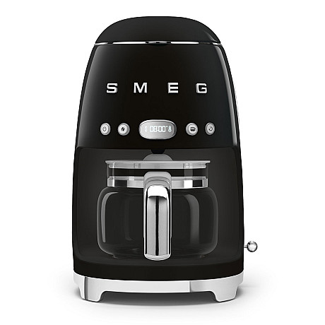 Smeg - Morning Deluxe - Svart högblank med 50's Style