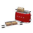 Smeg - Morning Collection - Röd med 50's Style