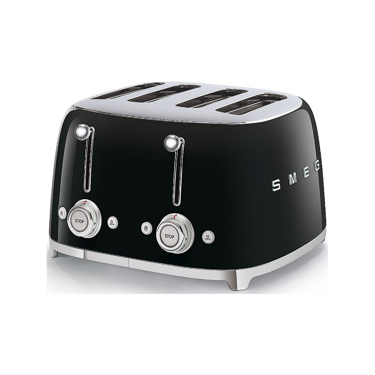 Smeg br&ouml;drost tsf03bleu - svart h&ouml;gblank