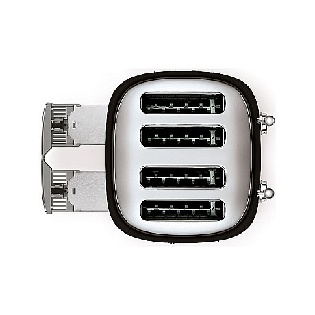 Smeg - Morgonmixen -Svart högblank med 50's Style