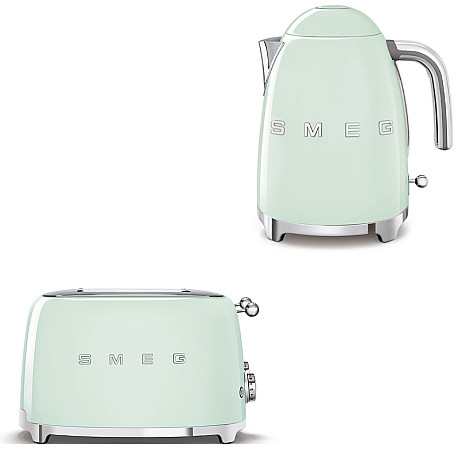 Smeg - Frukostduon - pastellgrön med 50's Style