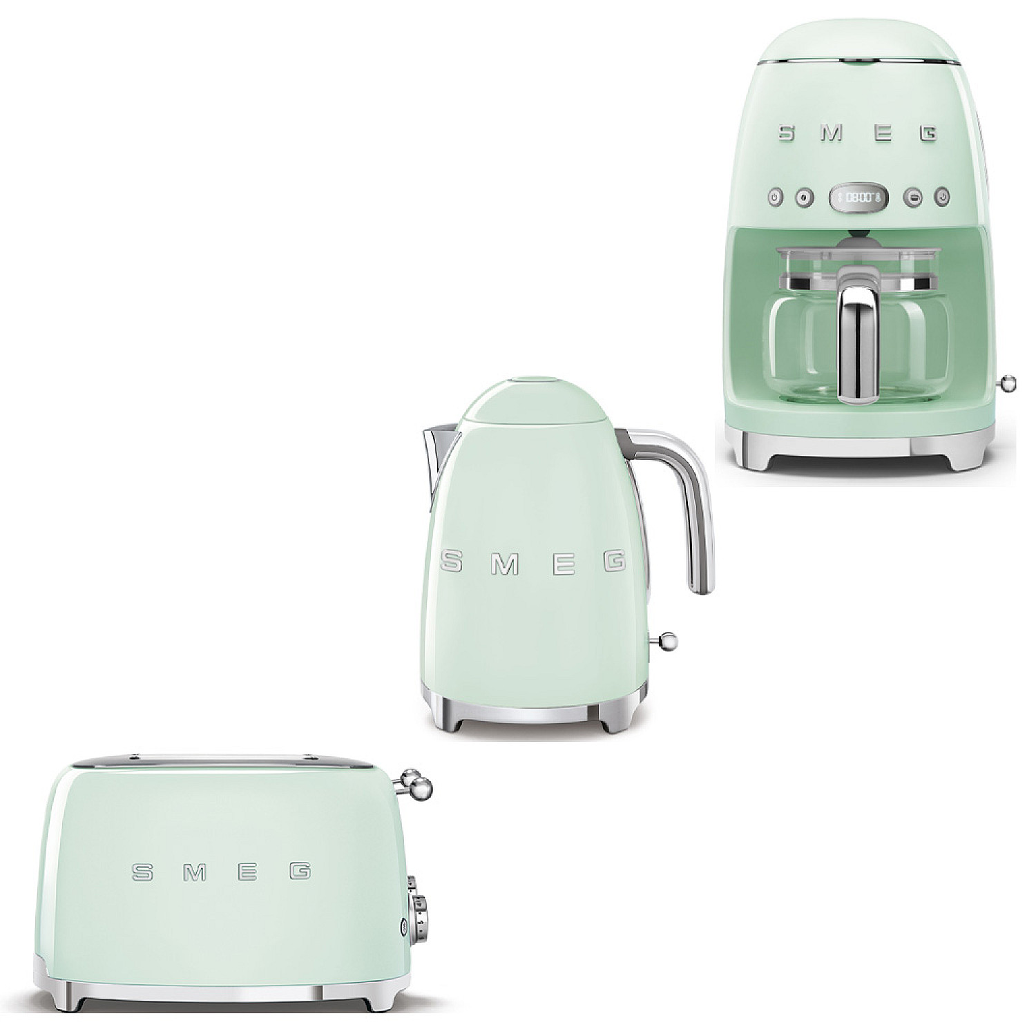Smeg paket daily boost - pastellgr&ouml;n med 50's style