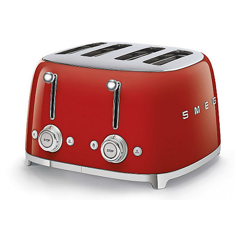 Smeg - Frukostduon - Röd med 50's Style