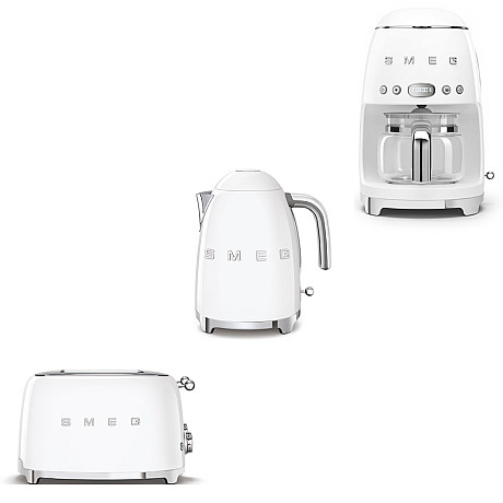 Smeg - Morgonmixen -Vit med 50's Style