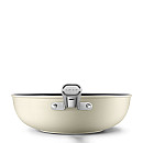 Smeg - Keramisk Wokpanna 30 cm Non-Stick, Creme
