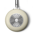Smeg - Keramisk Wokpanna 30 cm Non-Stick, Creme