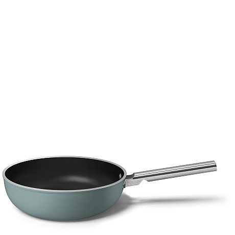 Smeg - Keramisk Wokpanna 30 cm Non-Stick, Emerald Green