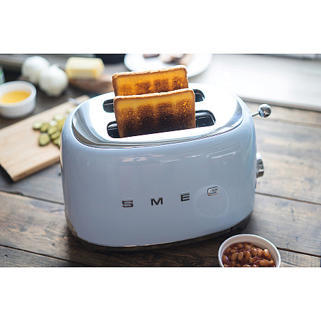 Smeg - Lilla frukostpaketet - Brödrost, mindre vattenkokare, & kaffebryggare - Pastelblå