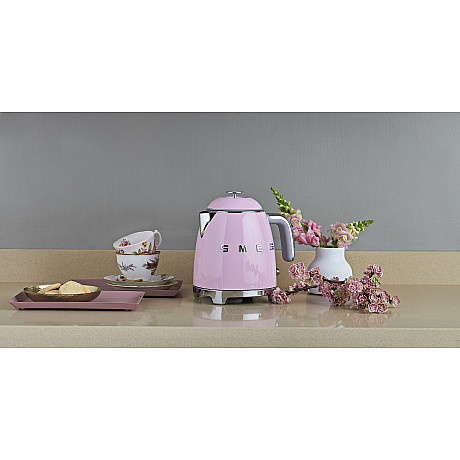 Smeg - Lilla frukostpaketet - Brödrost, mindre vattenkokare, & kaffebryggare - Rosa