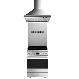 Smeg - C6IMXM2-KITC6X-KD70XE - induktionsspis, stänkskydd & fläkt Smeg - C6IMXM2-KITC6X-KD70XE - induktionsspis, stänkskydd & fläkt